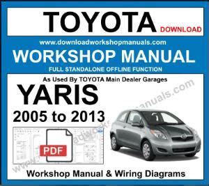 2007 Toyota Yaris Vehicle Maintenance And Care Sedan Manual and Wiring Diagram