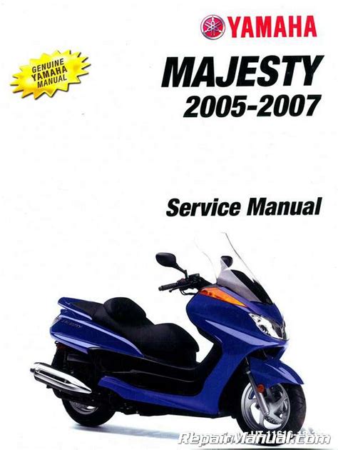 2007 Yamaha Majesty Motorcycle Service Manual