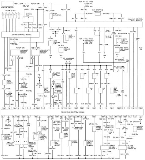 2007 ford taurus plug wire diagram 