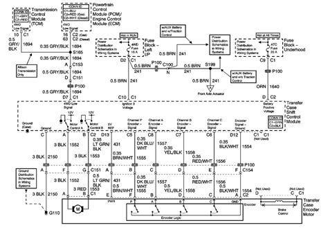 2007 gm transfer case wiring diagrams circurt colorado 