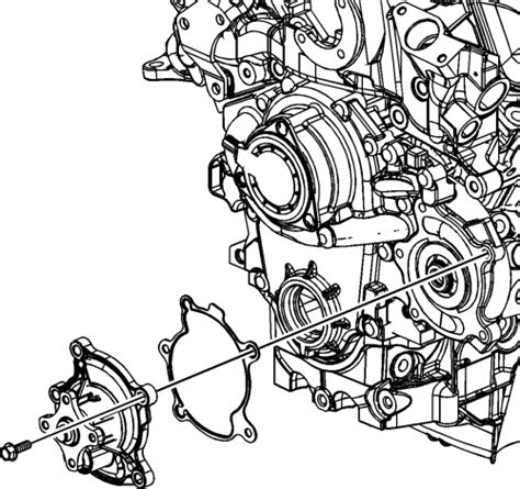 2007 saturn aura 3 5 engine water pump diagram 