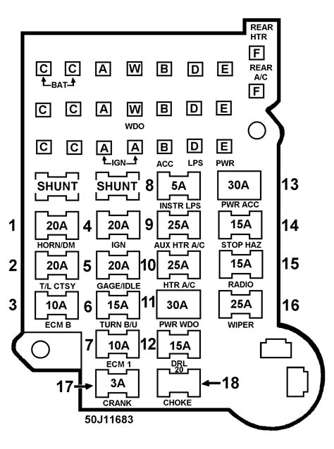 2007 suburban fuse diagram 