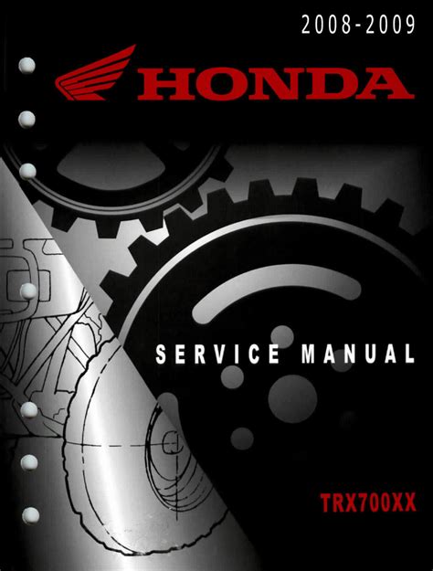 2008 2009 Honda Sportrax 700xx Trx700xx Service Repair Manual Highly Detailed Fsm Pdf Preview