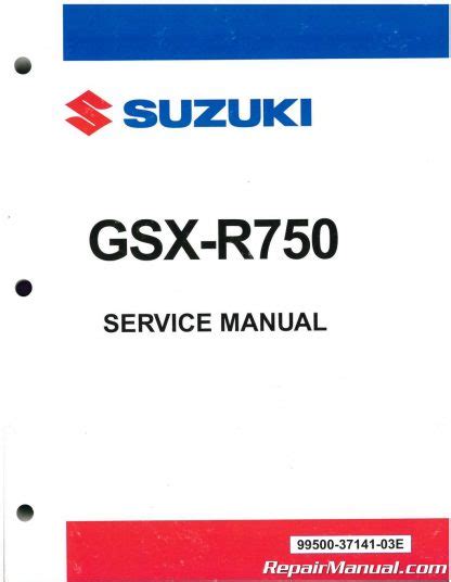 2008 2009 Suzuki Gsx R750 Motorcycle Workshop Repair Service Manual