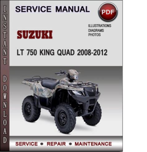 2008 2009 Suzuki Kingquad 750 Service Manual