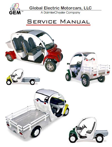 2008 2010 Gem Golf Car Electric Car Repair Service Manual Download