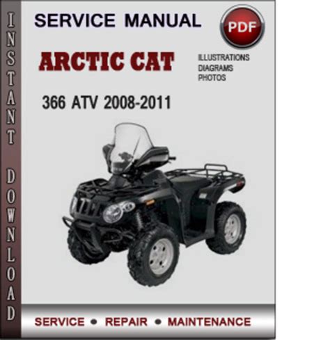 2008 Arctic Cat 366 Atv Service Repair Manual Download