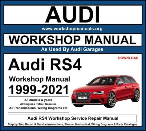 2008 Audi Rs4 Service Repair Manual Software