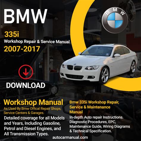 2008 Bmw 335i Repair And Service Manual