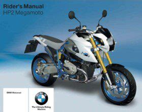 2008 Bmw Hp2 Megamoto Owners Manual