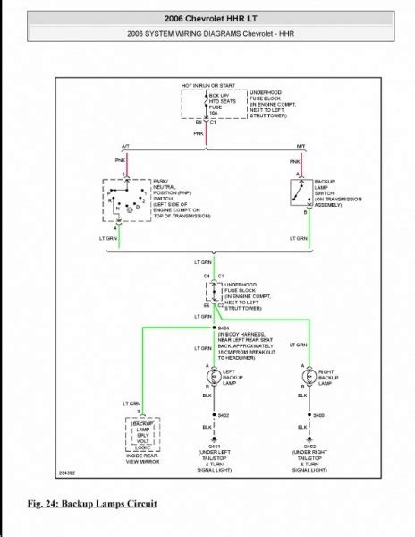 2008 Chevy Hhr Headlight Wiring Diagram