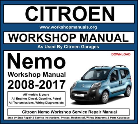 2008 Citroe?n Nemo Dag Manual and Wiring Diagram