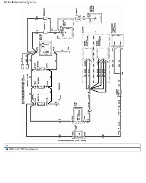 2008 Ford F650 750 Manual and Wiring Diagram