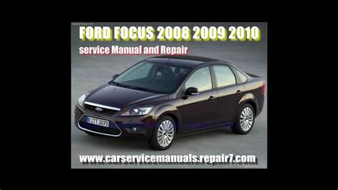 2008 Ford Focus Workshop Service Repair Manual