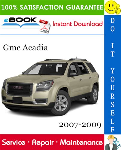 2008 Gmc Acadia Service Repair Manual Software