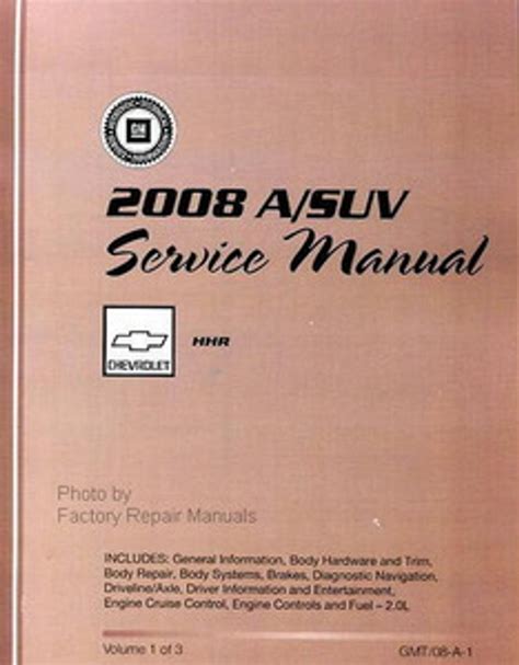 2008 Hhr All Models Service And Repair Manual