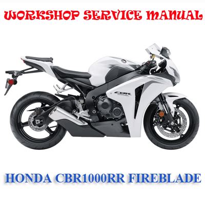 2008 Honda Cbr1000rr Fireblade Service Repair Manual