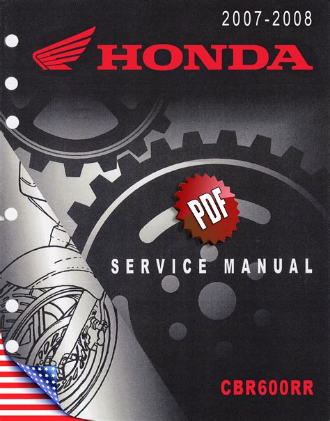 2008 Honda Cbr600rr Service Manual Download