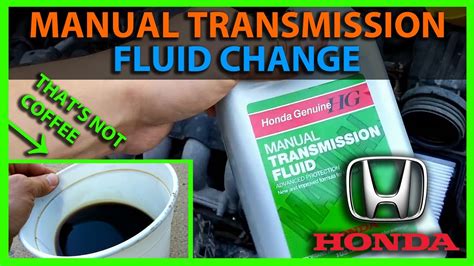 2008 Honda Fit Manual Transmission Fluid Change