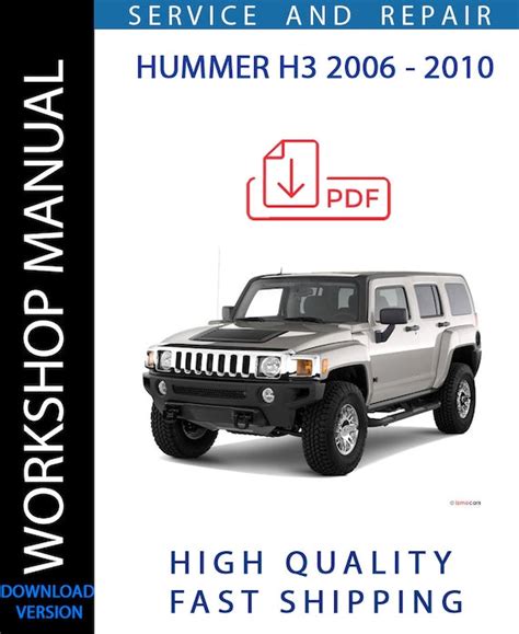 2008 Hummer H3 Service Repair Manual Software