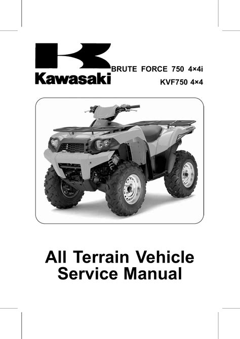 2008 Kawasaki Brute Force 750 4x4i Kvf 750 4x4 Workshop Service Repair Manual