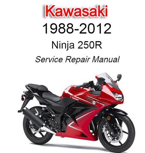 2008 Kawasaki Ex250k8f Ninja 250r Service Repair Workshop Manual Download