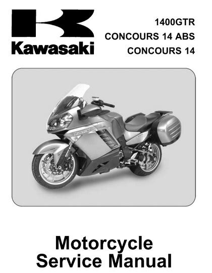 2008 Kawasaki Zg1400 1400gtr Concours14 Abs Concours14 Service Repair Manual Download