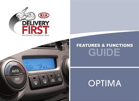 2008 Kia Optima Features Function Guide Manual and Wiring Diagram