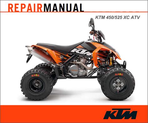 2008 Ktm 450xc 525xc Atv Service Repair Workshop Manual Download