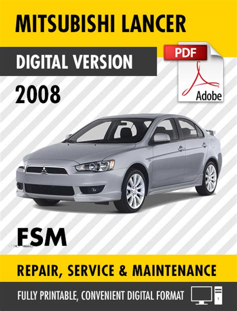 2008 Lancer Evolution Service Manual Ebook