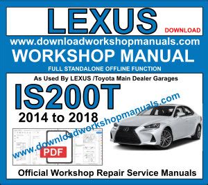 2008 Lexus Is F Service Repair Manual Software