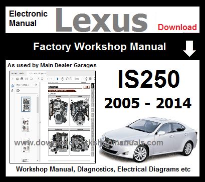 2008 Lexus Is250 Service Repair Manual Software