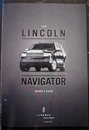 2008 Lincoln Navigator Owners Manual