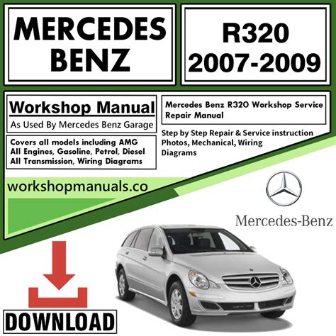 2008 Mercedes Benz R320 Service Repair Manual Software