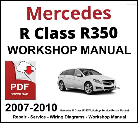 2008 Mercedes Benz R350 Service Repair Manual Software