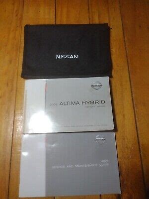 2008 Nissan Altima Hybrid Owners Manual