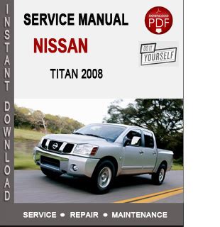 2008 Nissan Titan Service Repair Manual 08
