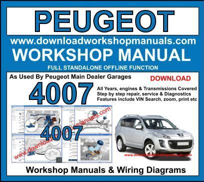 2008 Peugeot 4007 Manual and Wiring Diagram