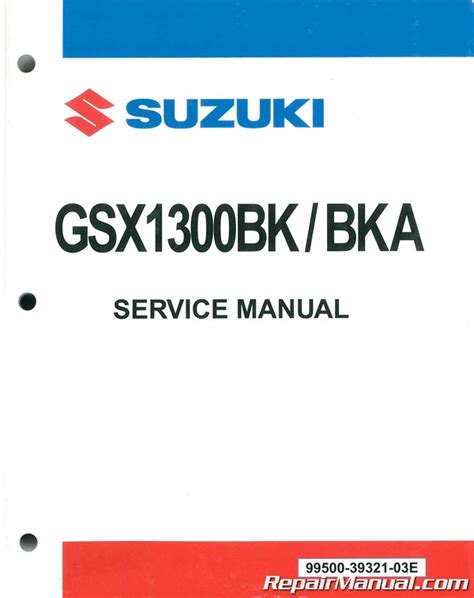 2008 Suzuki Gsx1300bk B King Service Repair Manual