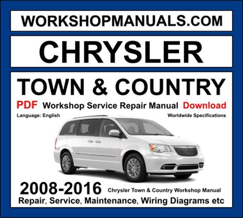 2008 Town And Country All Models Service And Repair Manual