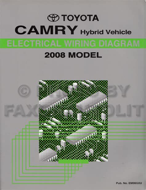 2008 Toyota Camry HV Manual and Wiring Diagram