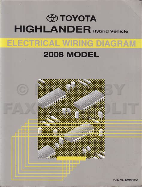 2008 Toyota Highlander Navigation Manual Manual and Wiring Diagram