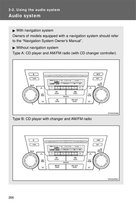 2008 Toyota Highlander Using The Audio System Manual and Wiring Diagram