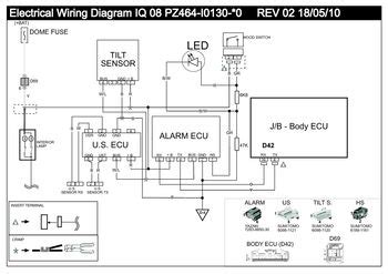 2008 Toyota IQ Interior Lighting Lhd Manual and Wiring Diagram