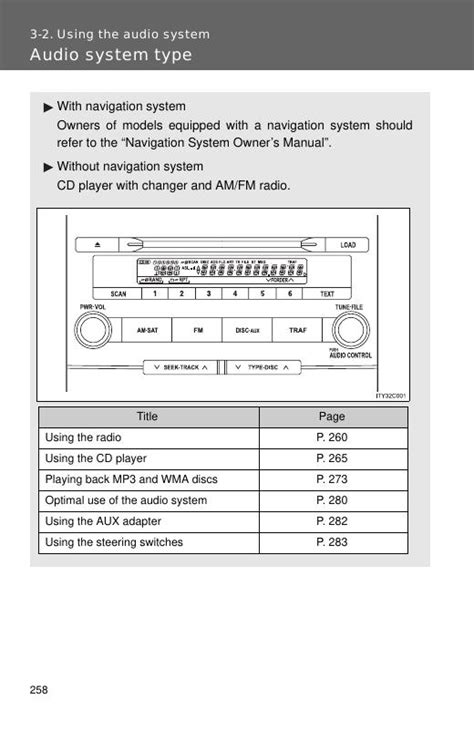2008 Toyota Land Cruiser Using The Audio System Manual and Wiring Diagram