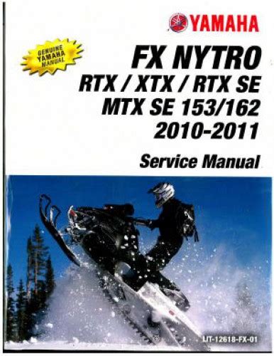 2008 Yamaha Fx Nytro Fx10 Series Snowmoblile Service Repair Workshop Manual Download