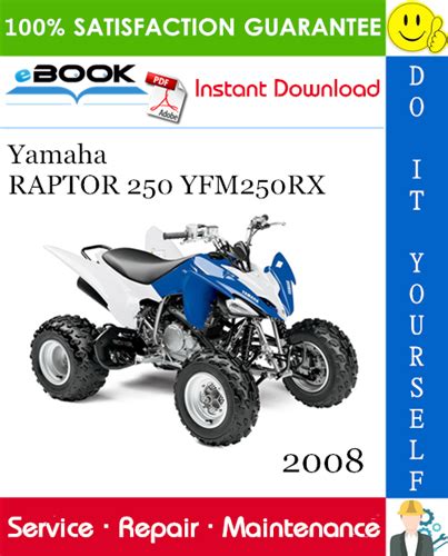 2008 Yamaha Raptor 250 Yfm250rx Atv Service Repair Manual Download