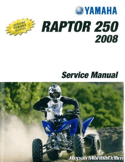 2008 Yamaha Raptor 250 Yfm250rx Yfm250r 250r Service Repair Workshop Manual Free Preview