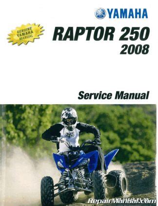 2008 Yamaha Yfm250rx Raptor Atv Service Repair Workshop Manual Download