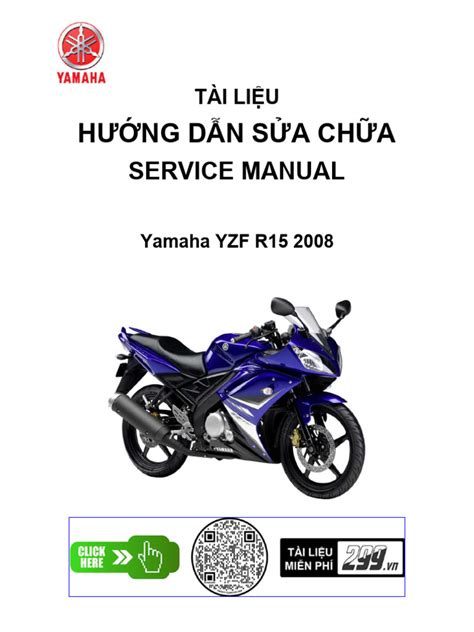 2008 Yamaha Yzf R15 Workshop Service Repair Manual Download